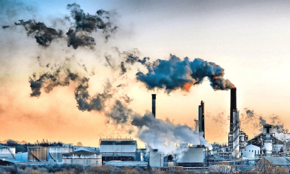 Industrial fumes image